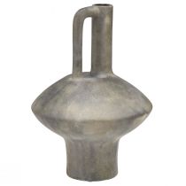 Produkt Ceramiczny wazon o wyglądzie antycznym, ceramiczny, szara rdza, wys. 27 cm