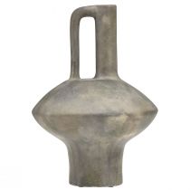 Produkt Ceramiczny wazon o wyglądzie antycznym, ceramiczny, szara rdza, wys. 27 cm