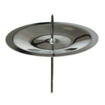 Produkt Świecznik z kolcem, srebrny 6 cm, 36 szt
