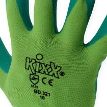 Produkt Rękawice ogrodnicze Kixx Nylon rozmiar 10 zielone