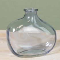 Produkt Mały szklany wazon przezroczysty nowoczesny mini wazon szklany niebieski 11×6×10cm 3 szt.