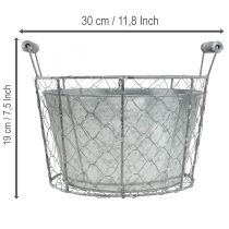 Produkt Doniczka druciana do sadzenia, koszyczek wiosenny, metal, Ø26cm