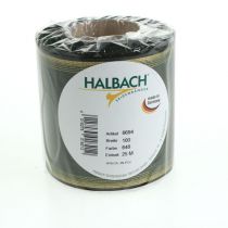 Produkt Wstążka do wianka moiré ciemnozielona 100mm wstążka dekoracyjna tafta wstążka