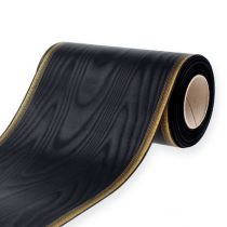 Produkt Wstążka do wianka Moiré 175mm, czarna