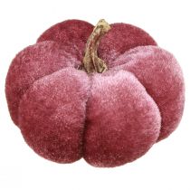 Produkt Dynia z tkaniny dekoracja aksamitna bordowa różowa Ø7cm 9 szt