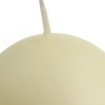 Produkt Świece kulowe 100mm kremowe 6szt