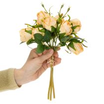 Produkt Bukiet sztucznych róż, realistyczna dekoracja do salonu, 31 cm, 3 sztuki