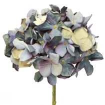Produkt Sztuczne kwiaty w kolorze niebieskiej hortensji duże Ø15cm L58cm 2szt