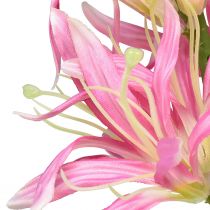 Produkt Kwiaty sztuczne, jedwabne kwiaty ozdobne lilia różowa 97cm
