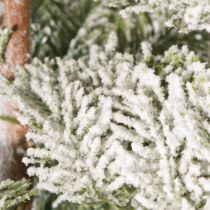 Produkt Sztuczna jodła na blasze Dekoracja zimowa ze śniegiem 35x115cm