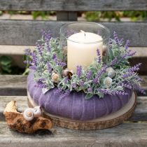 Produkt Wianek lawendowy flokowany Ø25cm