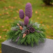 Produkt Kapsułki Lotosu, sucha florystyka, cebula lotosu różowa, sprana biel 50 sztuk