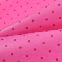 Produkt Papier mankietowy 25cm 100m kropki różowy