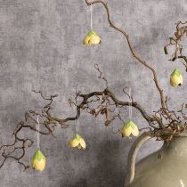 Produkt Metalowy wiszący kwiat do romantycznej dekoracji wewnątrz i na zewnątrz, 6 cm, 6 sztuk