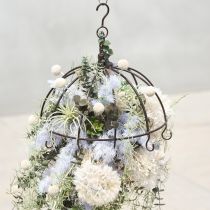 Produkt Korona metalowa do zawieszenia rdzawobrązowa Ø31cm H31cm