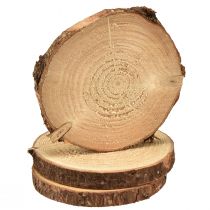 Produkt Mini krążek choinkowy z dekoracją z naturalnego drewna z korą Ø8-9cm 9szt