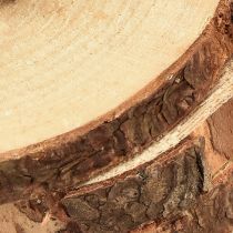 Produkt Mini krążek choinkowy z dekoracją z naturalnego drewna z korą Ø8-9cm 9szt