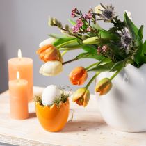 Produkt Miniaturowa Doniczka Wielkanocne Jajko Kolorowe Jajka Wazony Pastelowe 8,5 cm 4 szt