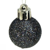 Produkt Mini bombki niebieskie łamliwe mix Ø3cm 14 szt