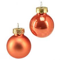 Produkt Mini bombki szklane dynia pomarańczowa Ø2,5cm 22 szt