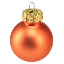 Produkt Mini bombki szklane dynia pomarańczowa Ø2,5cm 22 szt
