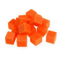 Mokra pianka mini kostki pomarańczowe 300szt