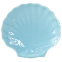 Produkt Talerz muszlowy miska morska ceramiczna niebiesko-biała 14cm 3szt