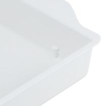 Produkt Tacka na piankę florystyczną OASIS® Biała 23×11×2,5cm 25 szt.