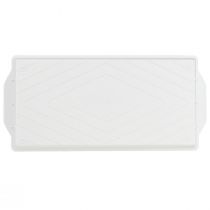 Produkt OASIS® Biała taca na kanapki do florystyki i dekoracji, 23 x 11 x 2,5 cm, zestaw 25 elementów