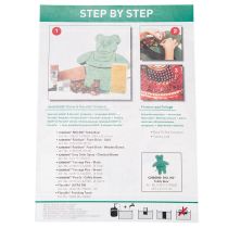 Produkt Figurka misia z pianki florystycznej na podstawce, 48,5 cm x 42 cm, wys. 5 cm, 1 szt.