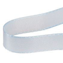 Produkt Wstążka dekoracyjna wstążka prezentowa jasnoniebieska wstążka niebieska krawędź 15mm 3m 10 szt.