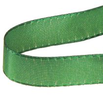 Produkt Wstążka dekoracyjna zielona wstążka prezentowa krawędziowa ciemnozielona 15mm 3m x 10 szt.