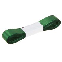 Produkt Wstążka dekoracyjna zielona wstążka prezentowa krawędziowa ciemnozielona 15mm 3m x 10 szt.
