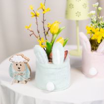 Produkt Wielkanocny koszyczek do przechowywania prezentów i salonu w kształcie króliczka 18cm 2 szt.