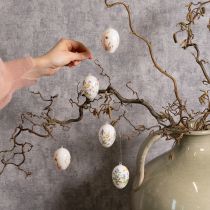 Produkt Pisanki z motywami wiosennymi i kwiatowymi, wysokiej jakości dekoracja wielkanocna, 6 cm, 6 szt.