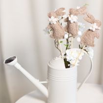 Produkt Dekoracyjna figurka w kształcie zajączka wielkanocnego, idealna do wiosennych dekoracji i sezonowych akcentów, 42 cm, 8 sztuk