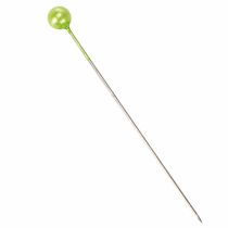 Produkt Szpilki z główką perłową Ø6mm 65mm jabłkowo-zielone