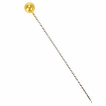 Produkt Igły z główką perłową Ø6mm 65mm złote