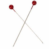 Produkt Szpilki z główką perłową Ø6mm 65mm czerwone