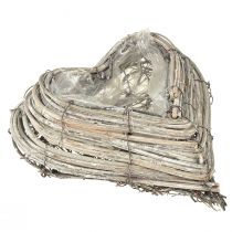 Produkt Roślinne rattanowe pnącza w kolorze naturalnej bieli 13cmx14cm 2szt