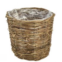 Produkt Kosz na rośliny wykonany z doniczki winorośli naturalny o wymiarach 20cmx17cmx14cm