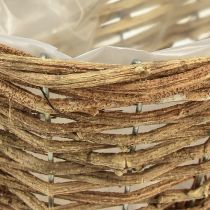 Produkt Kosz na rośliny Kosz owalny, winorośli, naturalna miska na rośliny L30cm