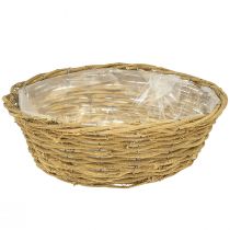 Produkt Miska na rośliny Ozdobna miska okrągła z naturalnych winorośli Ø35cm W12cm