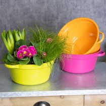 Produkt Doniczka z blachy, wiosenna dekoracja do salonu, 25cm, 3 sztuki