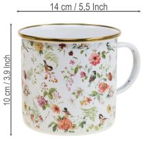 Produkt Doniczka emaliowana do sadzenia kwiatów, Ø11cm