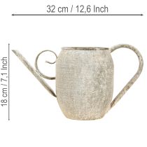 Produkt Stara metalowa doniczka/konewka, antyczna ozdoba ogrodowa, 32x10,5x18 cm