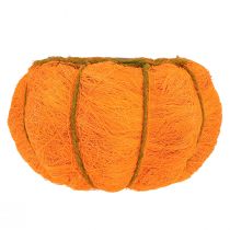 Produkt Doniczka z dynią, pomarańczowo-żółto-zielona, sizalowa, Ø21cm, wys. 12cm