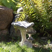 Produkt Kamień dekoracyjny grzybowy odlewany szary bielony 21,5×18×22cm