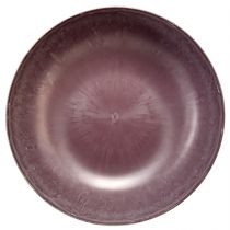 Produkt Elegancka fioletowa miska plastikowa 37x10,5 cm - uniwersalna do dekoracji - 3 sztuki