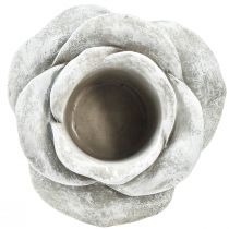 Produkt Różowa ceramiczna dekoracja grobu dekoracja stołu świecznik duży Ø17cm W9cm